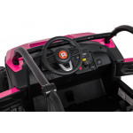 Elektrická Bugina - Racing Road 2000 - ružová